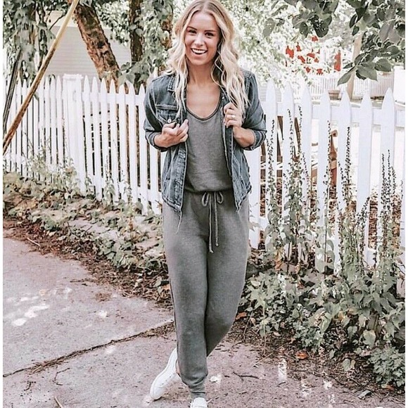 Young Fabulous and Broke Eberhart Jumpsuit Gray - Picture 12 of 12